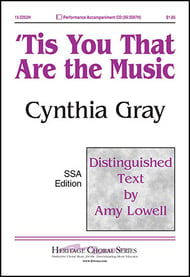 'Tis You That Are the Music SSA choral sheet music cover Thumbnail